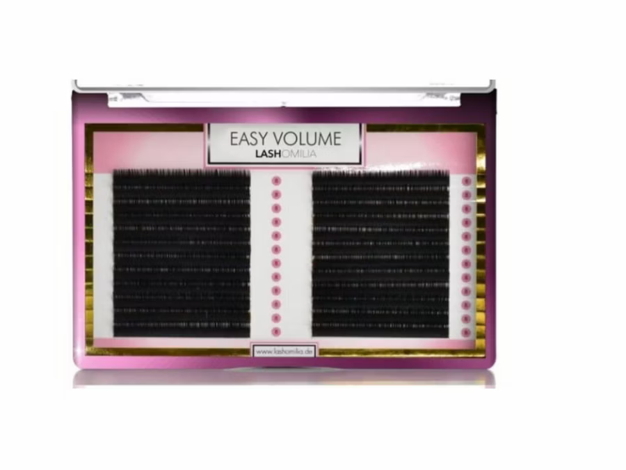 Easy Volume Lashes 24 Streifen Selbstfächernd D 0.07