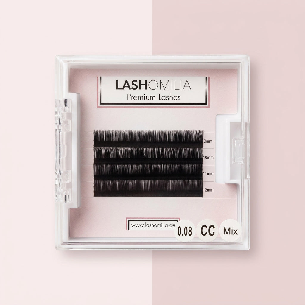 Premium Wimpern 4 Streifen Mix