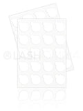 Aufkleber für Glasplatten ,Jadestein, Rosenquarzstein 100 Sticker
